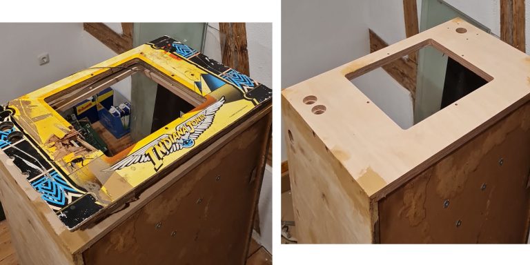 Flippermanufaktur Gehäuserestauration